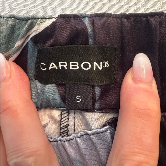 Carbon 38 Silky Wide Leg Floral Women's Size Small - Picture 9 of 10
